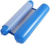 Hamac d'eau - Rs & k Jouets aquatiques Toys - Hamac gonflable - Piscine - Pieds Opblaasbaar et oreiller - Lit pneumatique pour piscine - Blauw