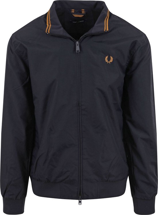 Fred Perry - Jas Brentham Donkerblauw - Heren - Maat L - Modern-fit