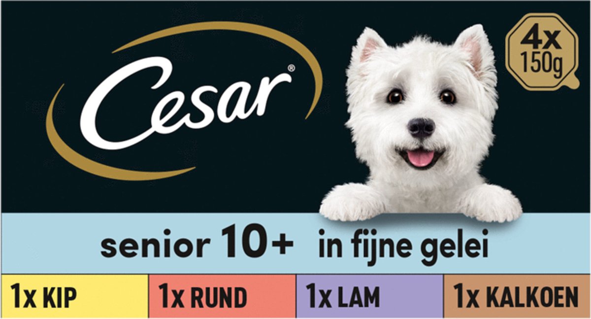 Cesar Senior 10+ in Gelei 600 gr