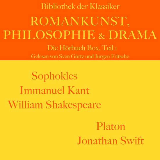 Romankunst, Philosophie und Drama: Die Hörbuch Box, Teil 1 - cover