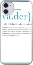 iPhone 11 hoesje - Quotes - Vader definitie - Spreuken - Woordenboek - Siliconen Telefoonhoesje