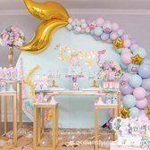 Latex Ballonnen Guirlande Paars Kit Mermaid Thema Oceaan Meisje Jongen Verjaardagsfeestje Prinses Baby Shower Decorat-Ballonboog