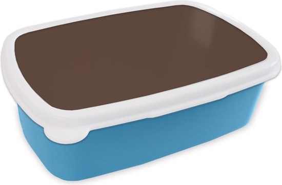 Boîte à pain Blauw - Boîte à lunch Marron - Foncé - Couleurs - Boîte à pain 18x12x6 cm - Boîte à pain - Boîtes à pain pour enfants et adultes