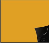 KitchenYeah® Inductie beschermer 60x52 cm - Okergeel - Herfst - Interieur - Kookplaataccessoires - Afdekplaat voor kookplaat - Inductiebeschermer - Inductiemat - Inductieplaat mat