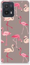 Cover Case Motorola Moto G23 | G13 Smartphone hoesje Flamingo