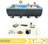 Intex Ultra XTR Frame Zwembad - Opzetzwembad - 549x274x132 cm - Inclusief Onderhoudspakket, Filterzand en Warmtepomp CP