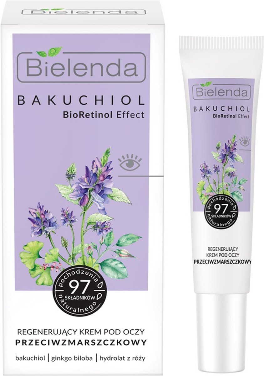 Bakuchiol BioRetinol Effect regenererende anti-rimpel oogcrème 15ml