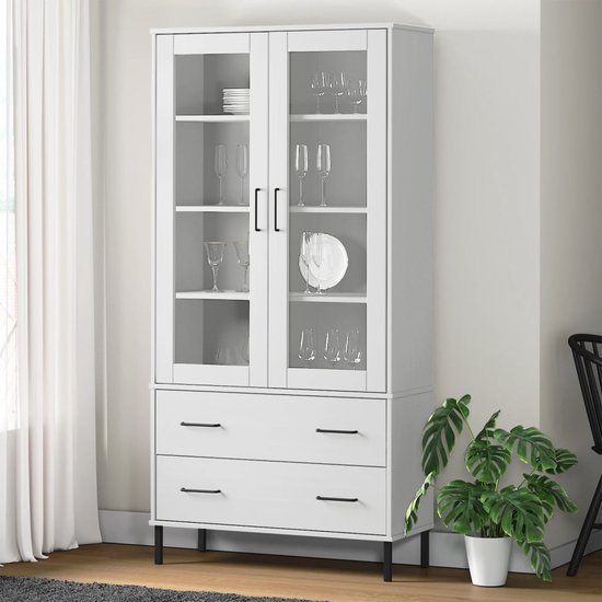 Petite Armoire Blanche Avec Poignées Oslo - Armoire BUT