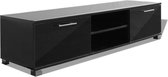 vidaXL - Tv-meubel - 120x40,5x35 - cm - hoogglans - zwart