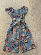 Calla Lily - Floral Print - Jumpsuit - blouw - maat - 116