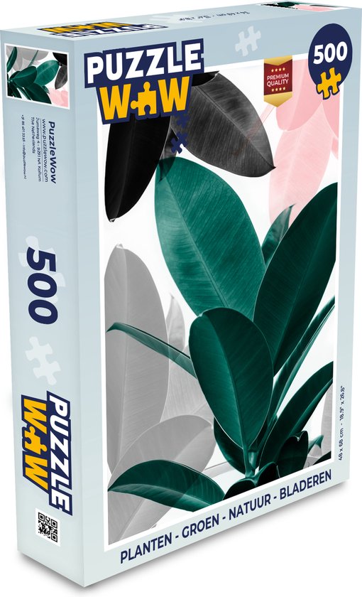Puzzel Planten - Groen - Natuur - Bladeren - Legpuzzel - Puzzel 500 stukjes  | bol.com