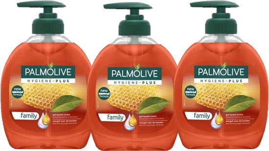 Palmolive Hygiëne Plus Anti-Bacteriële Handzeep Pomp - 3 x 300 ml - Voordeelverpakking