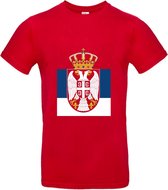 Servië T-shirt Rood