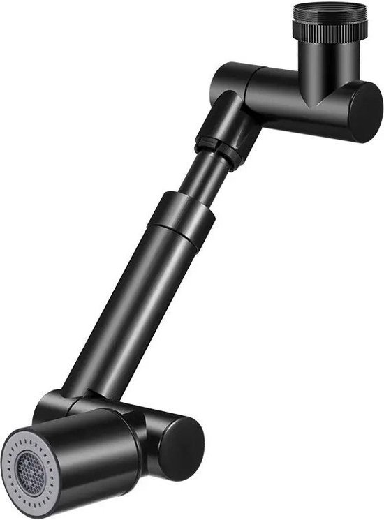 Krivo Zwenkkraan, Krivo V2-1080° universele zwenkkraan met opzetstuk, draaibare kraan voor keuken en badkamer, multifunctionele zwenkarm voor comfortabele reiniging (2
