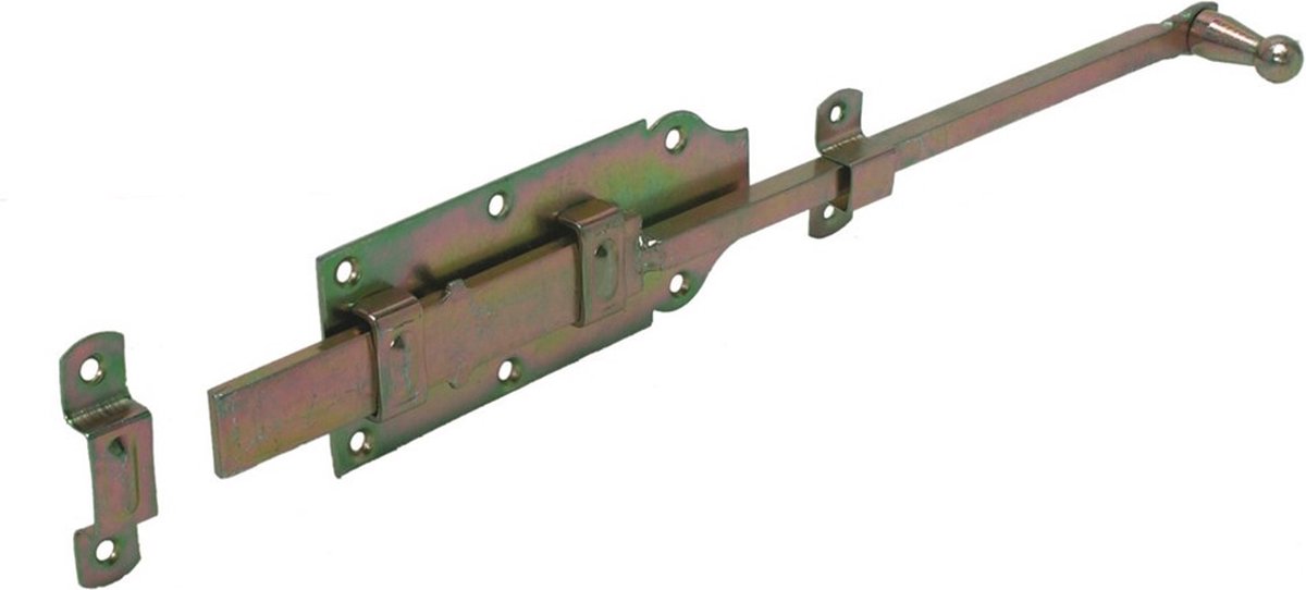 Gb rolstaartschuif vlak verzinkt 400x65mm / 6mm 74486 ( a 1 st )
