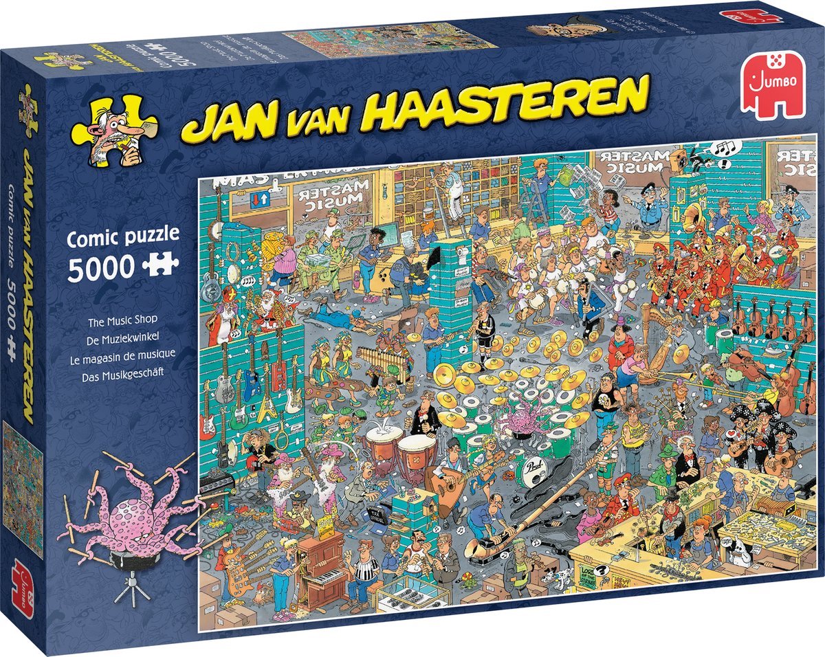 Jan van Haasteren De Muziekwinkel puzzel - 5000 stukjes