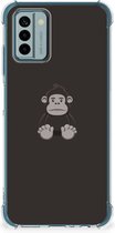 Smartphone hoesje Nokia G22 Hoesje Bumper met transparante rand Gorilla