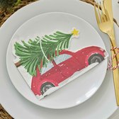 Arbre de Noël Merry Christmas Car - 16 pièces