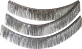 Folat - Franjeslinger zilverkleurig - 6 meter