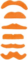 Folat - Snorrenset Oranje - 6 stuks