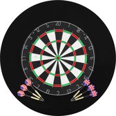 vidaXL - Dartbord - professioneel - met - 6 - darts - en - surround - sisal