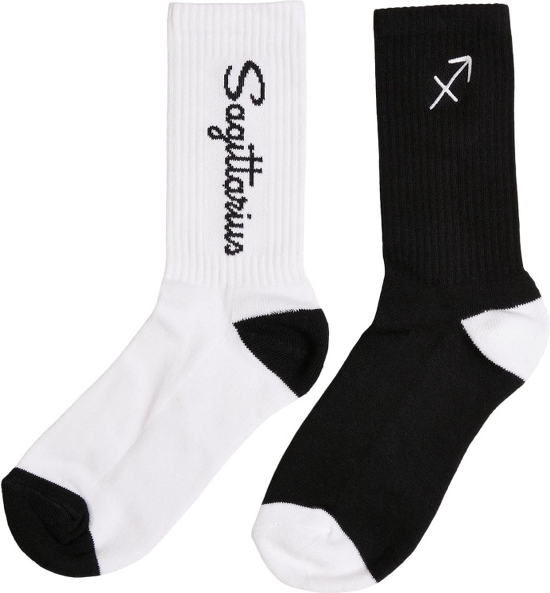 Mister Tee Sagittarius Zodiac 2-Pack Sokken 39/42 Zwart