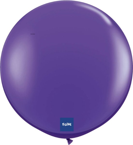 Folat - Folatex ballon XL 90 cm (per stuk) Std Paars