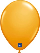 Folat - Folatex ballonnen Metallic Oranje 30 cm 10 stuks - EK voetbal 2024 - EK voetbal versiering - Europees kampioenschap voetbal