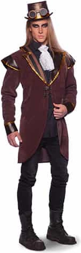 BLESSUME Victoriaanse Steampunk Jas Heren - Gothic Blazer Met Gespen & Knopen