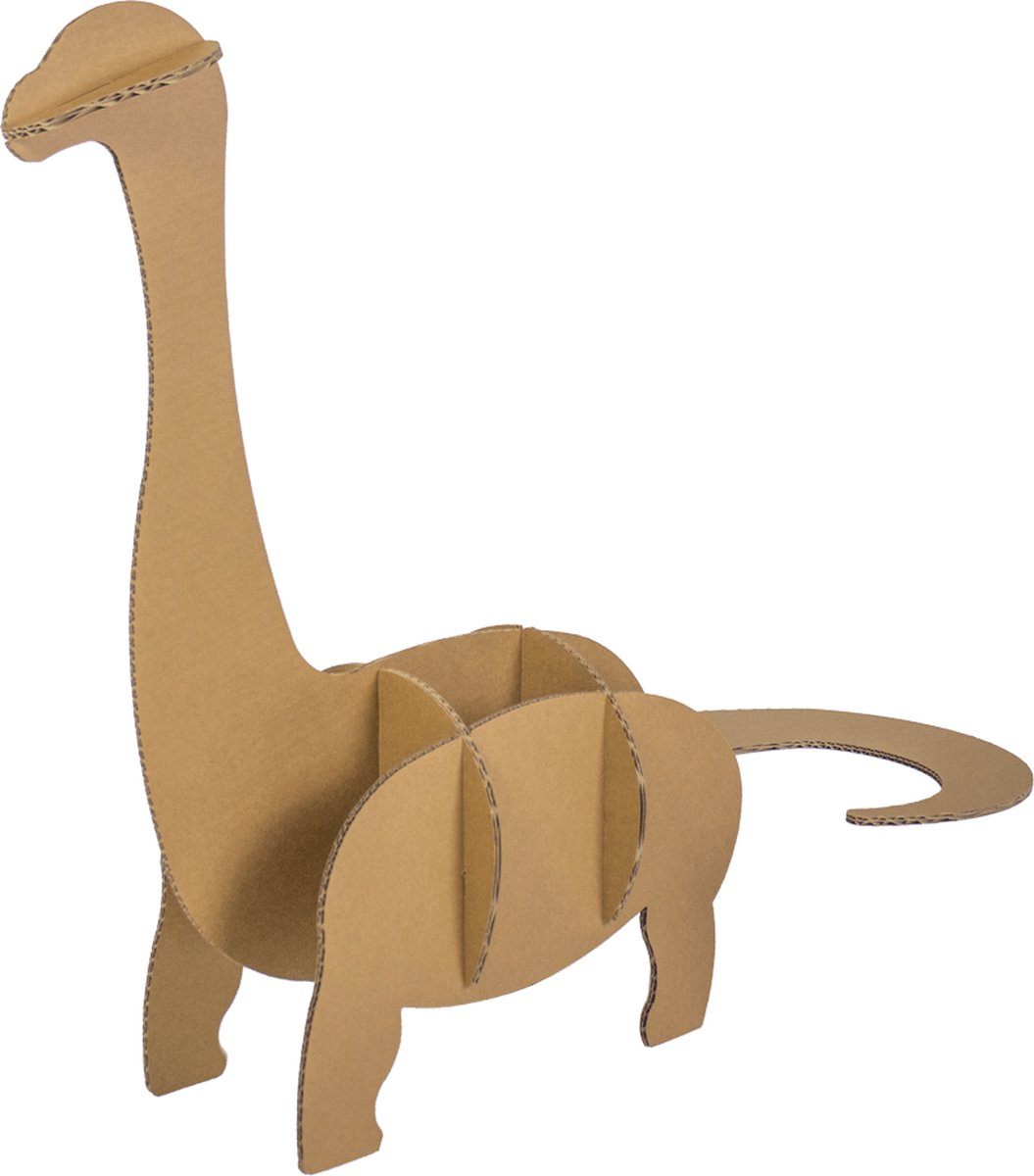 Kartonnen Brontosaurus Dinosaurus - Cadeau van Duurzaam Karton - Hobbykarton - KarTent