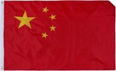 VlagDirect - drapeau chinois - drapeau en Chine - 90 x 150 cm.