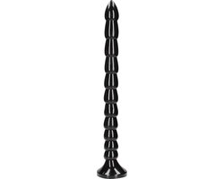 Ouch! by Shots Gestapelde anaal Snake - 16''/ 40 cm anaalplug - Zwart