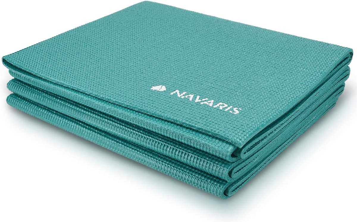 Yogamat opvouwbare reis 4 mm dik Antislip fitnessmat pilates binnen buiten yoga fitness