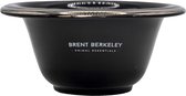 Brent Berkeley® - Scheerkom Zwart Porselein - Duurzame Scheermok - Zeepbakje voor Nat Scheren