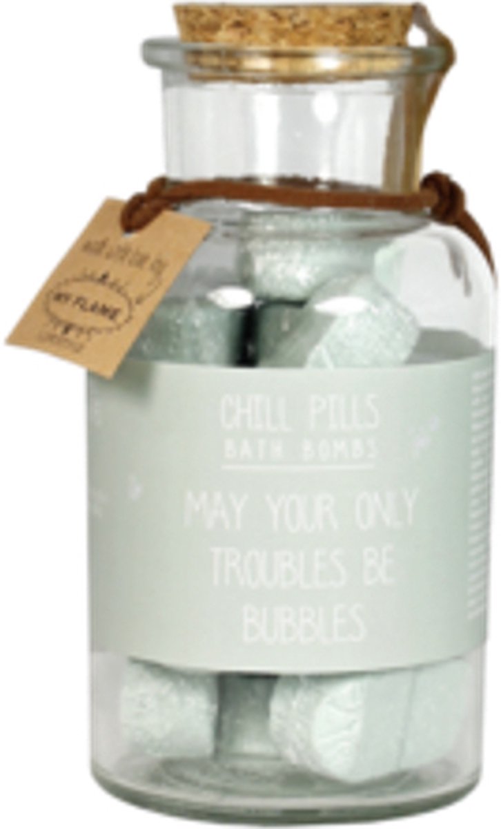 Bruisballen 'May Your Only Troubles Be Bubbles' - Minty Bamboo