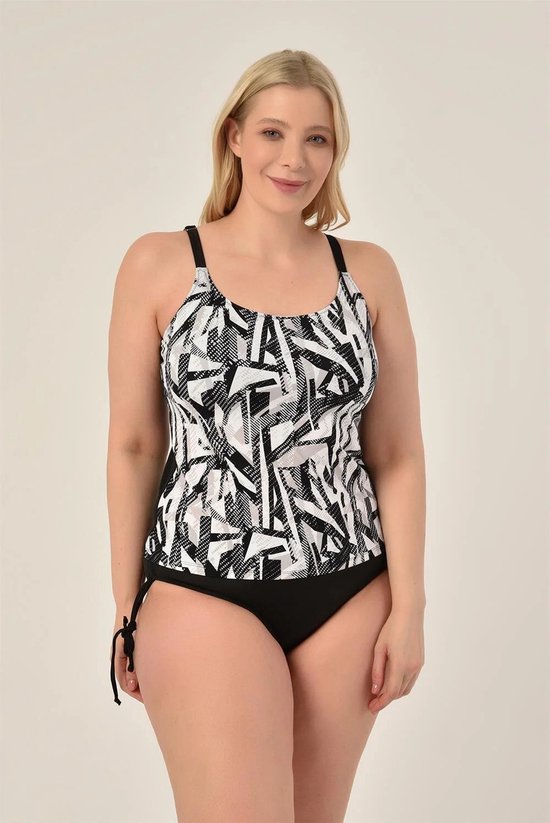 Tankini set 2 delig Grote Maten Zwemkleding Dames Badmode Bikini