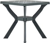 vidaXL Table de vidaXL 70x70x72 cm plastique vert