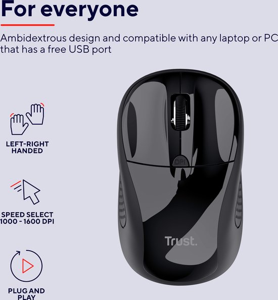 Trust Primo Draadloze Mouse