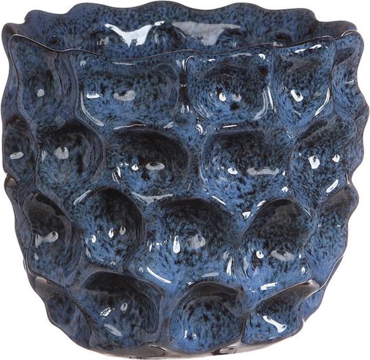 Ideas 4 Seasons Pot Dented Antraciet Ø13,5 X 13 Cm