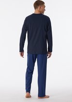 Schiesser Pyjama lange - Comfort Essentials Heren Pyjamaset - Maat L