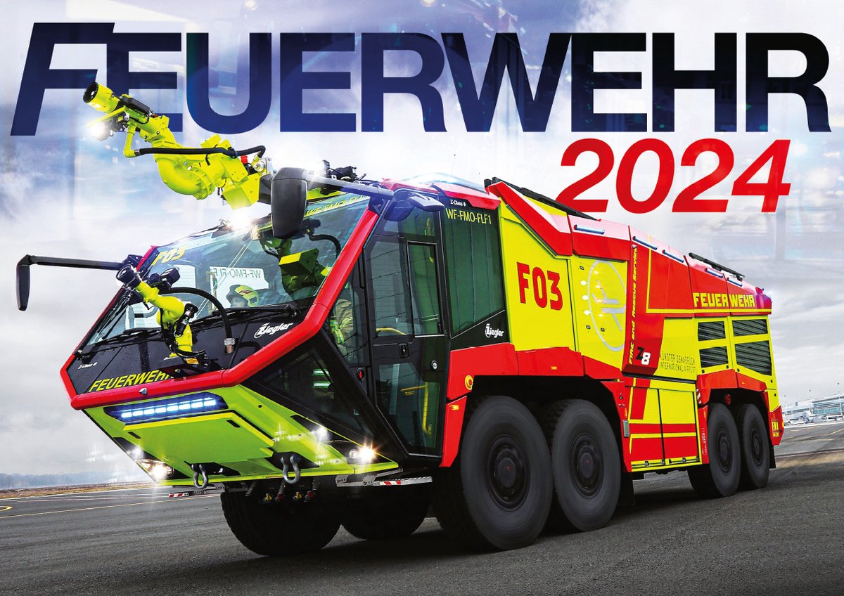 Feuerwehr Kalender 2024 A3
