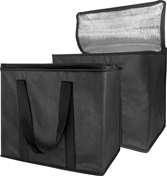 Set de 2 grands sacs isothermes, sacs à provisions réutilisables pour  garder les