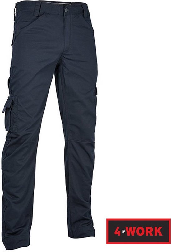 4Work Cadiz Service and Logistics Pantalon de travail bleu marine Homme