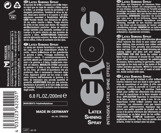 Eros - Latex Shining Spray - 200 ml