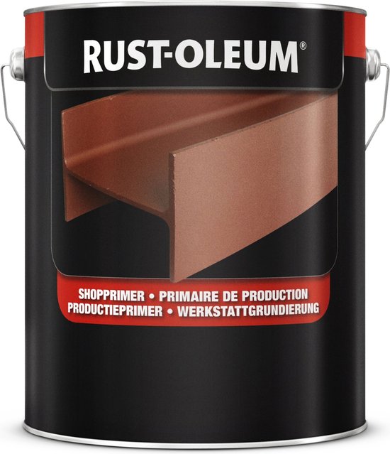 Foto: Rust oleum 6400 shopprimers verpakking 5 liter basis oplosmiddelhoudend kleur zwart