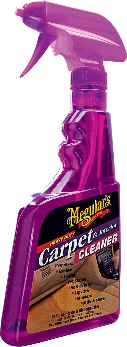 Meguiar's Carpet & Interior Cleaner - Autobekleding reiniger - Interieur auto reinigen - 473ml