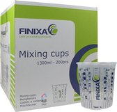 FINIXA Gobelets mélangeurs 1300ml - 200 pièces