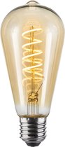Vintlux E27 dimbare LED filamentlamp 4W ST64 265lm 2200K - Karu Edison Gold