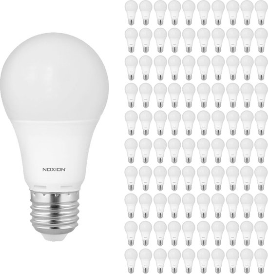 Voordeelpak 100x Noxion LED Lamp Lucent Classic Pro LED E27 Peer Mat 5.5W 470lm - 827 Zeer Warm Wit | Dimbaar - Vervangt 40W.
