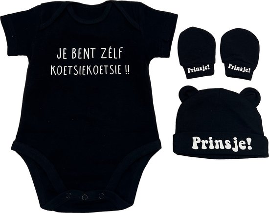 Kraamcadeau brievenbus - kan ook rechtstreeks als cadeau - romper - baby muts handschoenjes van BlessedBabyGift — afbeelding 2
